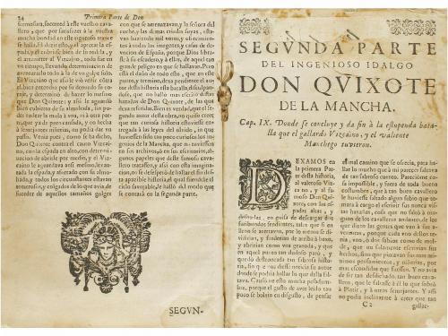 [1704]. LIBRO. (CERVANTINA). [CERVANTES SAAVEDRA, MIGUEL DE]
