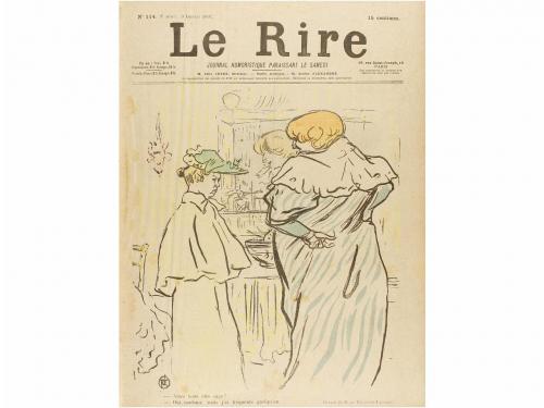 1894-1910. REVISTA. (HUMOR). JUVEN, F. [DIR.]:. LE RIRE. Par