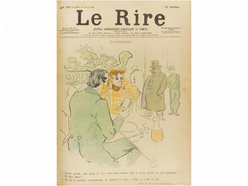 1894-1910. REVISTA. (HUMOR). JUVEN, F. [DIR.]:. LE RIRE. Par