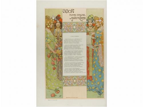 1897-1903. REVISTA. (ARTE-MODERNISMO). ALBUM SALON. Primera