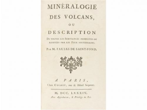 1784. LIBRO. (GEOLOGÍA). FAUJAS DE SAINT-FOND, BATHÉLÉMY:. M