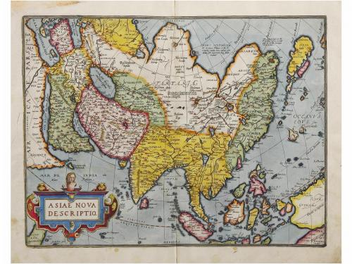 1587. MAPA. ORTELIUS, ABRAHAM:. LOTE DE 5 MAPAS: DE LOS 4 CO
