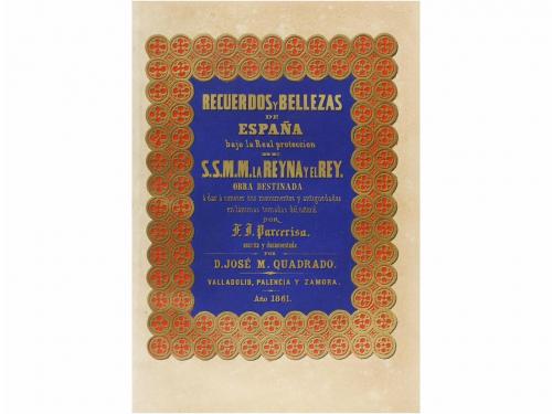 1861. LIBRO. (VALLADOLID-PALENCIA-ZAMORA). QUADRADO, J. M.;