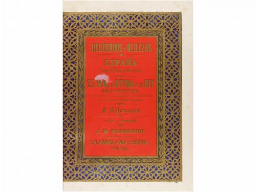 1865. LIBRO. (VIAJES-SALAMANCA-ÁVILA-SEGOVIA). QUADRADO, J.M