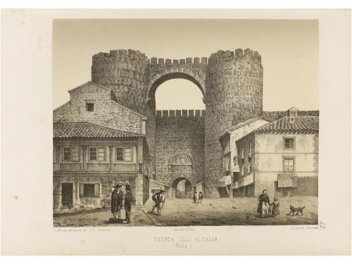 1865. LIBRO. (VIAJES-SALAMANCA-ÁVILA-SEGOVIA). QUADRADO, J.M