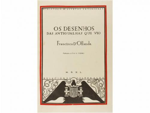 1940. LIBRO. (ARTE). TORMO; D`OLLANDA, FRANCISCO:. OS DESENH
