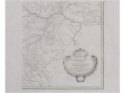 1765. MAPA. (REYNO ARAGÓN). THOMAS, LOPEZ:. MAPA DEL REYNO D