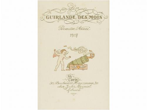 1917. LIBRO. (MODA). BARBIER, GEORGE:. LA GUIRLANDE DES MOIS