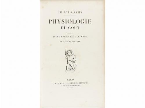 1864. LIBRO. (GASTRONOMIA). BRILLAT-SAVARIN, JEAN-ANTHELME:.