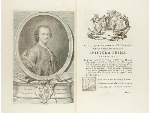 1755. LIBRO. (LITERATURA). DURANTI DURANTE:. RIME DEL CONTE 