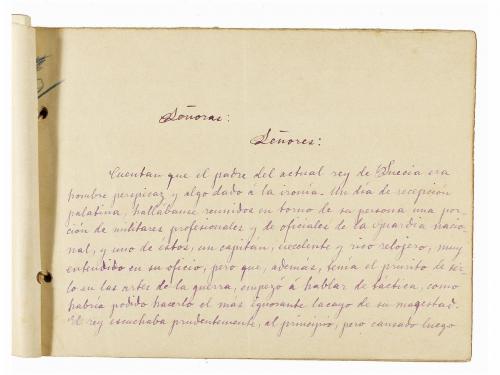 1910. FOLLETO. (FOLLETO Y MANUSCRITO). SUREDA MASSANET, JOSÉ