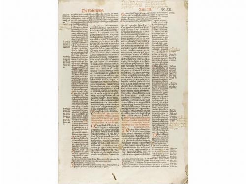 1513. LIBRO. (GÓTICO). SAN GREGORIO:. [AL FOLIO CCCXXX:] FIN