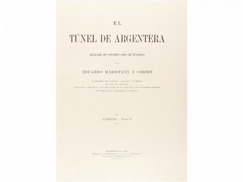 1891-1892. LIBRO. (ARQUITECTURA). MARISTANY Y GIBERT, EDUARD
