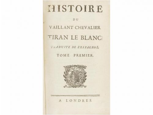 [1737]. LIBRO. (BIBLIOFILIA). MARTORELL, JOANOT:. [TIRANT LO