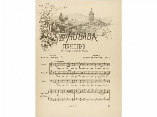 s.XIX. FOLLETO. (MUSICA- CANTO SIBIL·LA). TORRES, B.- NOGUER