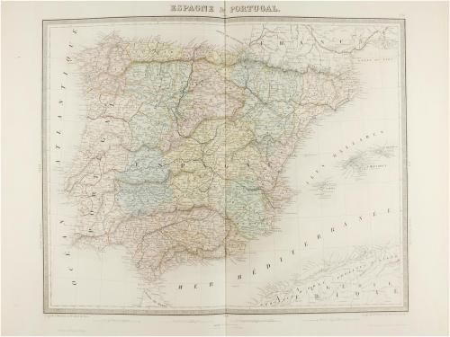 1874. MAPA. (ATLAS). TARDIEU, AMBROISE:. ATLAS UNIVERSEL DE 