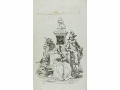 1843. LIBRO. (LITERATURA). QUEVEDO Y VILLEGAS, FRANCISCO DE: