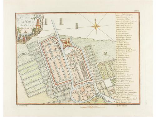 s. XVIII. MAPA. (PLANOS). ANDREWS, JOHN:. PLAN OF THE CITY O
