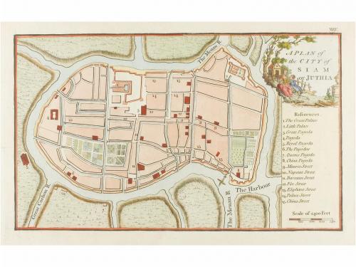 s. XVIII. MAPA. (PLANOS). ANDREWS, JOHN:. PLAN OF THE CITY O