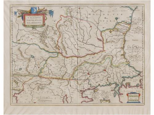 1635 ca. MAPA. BLAEU:. ARTESIA COMITATUS. ARTOIS. Mapa graba
