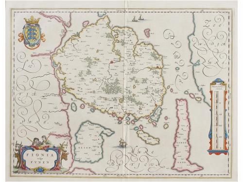 1635 ca. MAPA. BLAEU:. ARTESIA COMITATUS. ARTOIS. Mapa graba