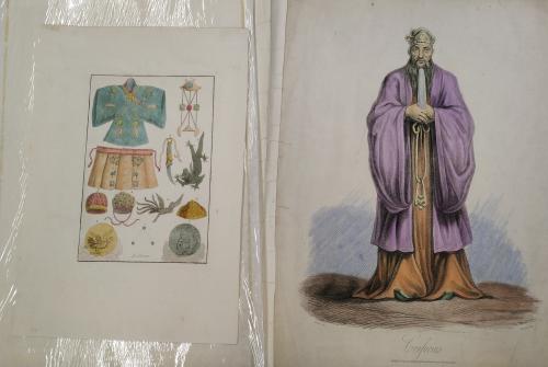 s. XX. GRABADO. (ESTAMPAS JAPONESAS). 14 LITOGRAFÍAS DE PAIS