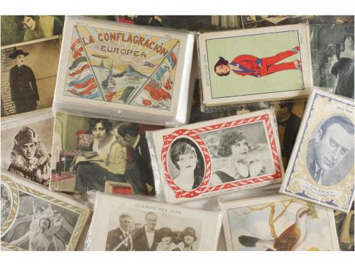 1890-1930 ca. CROMOS. LOTE DE MÁS DE 6500 CROMOS EN COLECCIO