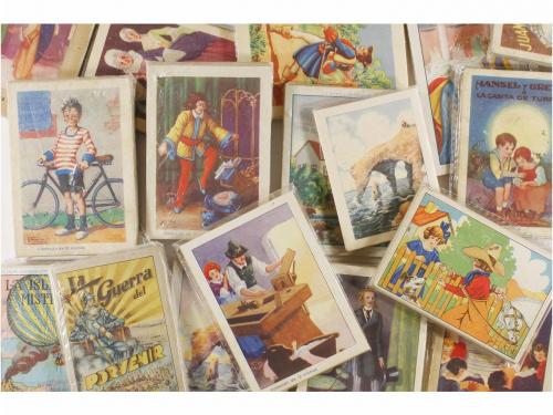 1890-1930 ca. CROMOS. LOTE DE MÁS DE 6500 CROMOS EN COLECCIO