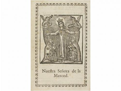 1736 ca. LIBRO. (VALENCIA-MERCED). [REBOLLIDA, RAYMUNDO JOSE