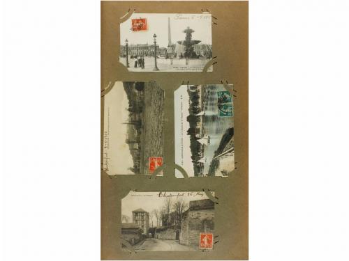 1910-1920. POSTALES. ÁLBUM MODERNISTA DE POSTALES. Lote de u