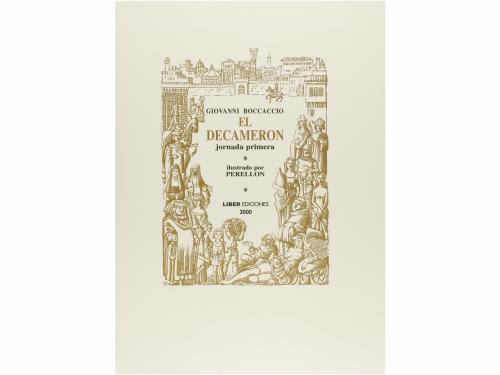 2000. LIBRO. (BIBLIOFILIA). BOCACCIO, GIOVANNI:. DECAMERÓN.