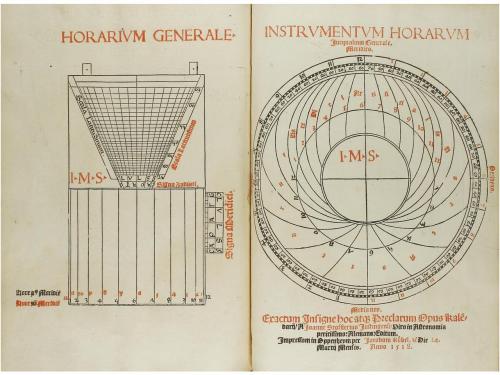 1518. LIBRO. (MATEMÁTICAS). STÖFFLER, JOHAN:. CALENDARIUM RO