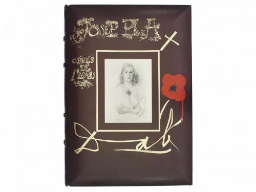 1980. LIBRO. (BIBLIOFILIA). PLA, JOSEP y DALÍ, SALVADOR:. OB