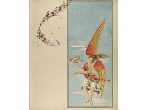 1940 ca. MANUSCRITO. (LITERATURA-ARTE). GRUPO CÁNTICO. ÁLBUM