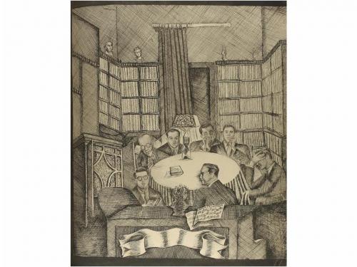 1940 ca. MANUSCRITO. (LITERATURA-ARTE). GRUPO CÁNTICO. ÁLBUM