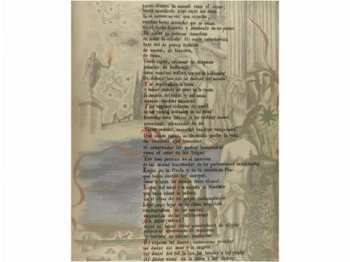 1940 ca. MANUSCRITO. (LITERATURA-ARTE). GRUPO CÁNTICO. ÁLBUM