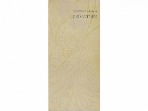 1899. LIBRO. (BIBLIOFILIA-BRUGALLA). RIQUER, ALEXANDRE DE:. 