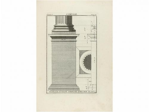 1747. LIBRO. (ARQUITECTURA). BAROZZIO DE VIGNOLE, JACQUES:. 