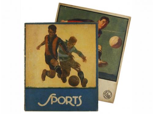 1950 ca. CARTEL. (FUTBOL). SEGRELLES, J.:. 2 CARTELES. FUTBO
