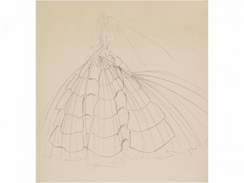 1950 ca. CARTEL. (MODA-ARTE). RODRIGUEZ, PEDRO; GULLÓN, RAMÓ