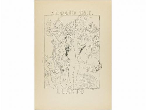 1940. LIBRO. (BIBLIOFILIA). VARELA, LORENZO:. ELEGIAS ESPAÑO