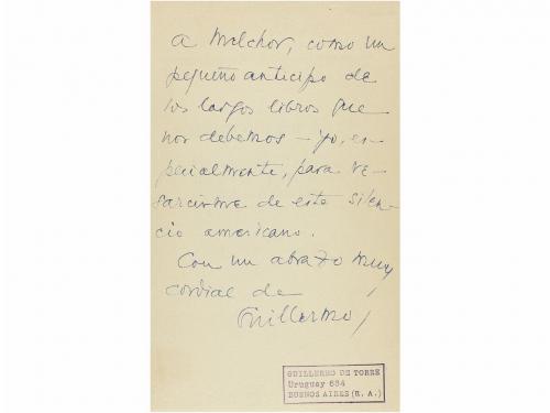 1931. LIBRO. (ARTE). TORRE, GUILLERMO DE:. ITINERARIO DE LA 