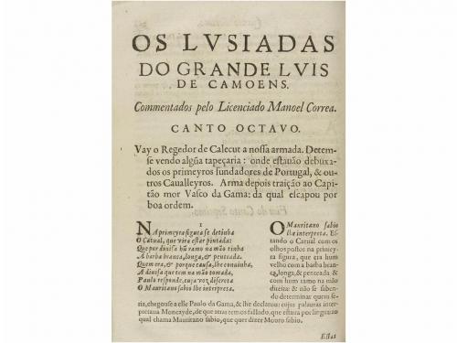 1613. LIBRO. (LITERATURA- PRIMERA EDICIÓN). CAMOENS, LUIS VA
