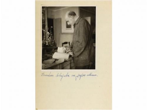 1949-1978. MANUSCRITO. (ORIGINAL ARTÍSTICO). ÁLBUM DE AUTÓGR