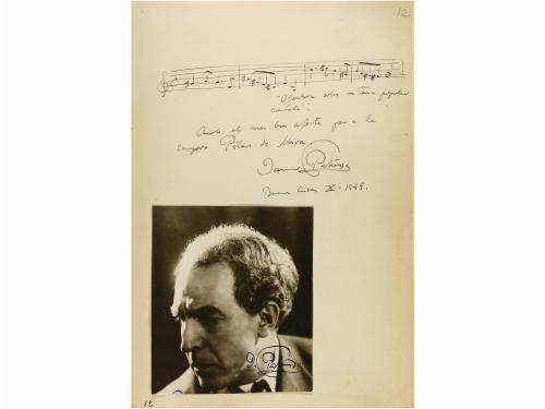 1949-1978. MANUSCRITO. (ORIGINAL ARTÍSTICO). ÁLBUM DE AUTÓGR