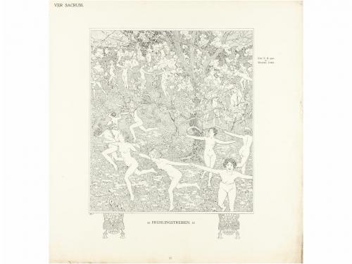 1898. REVISTA. (MODERNISMO). VER SACRUM. NÚM. 1. Wien: Verla