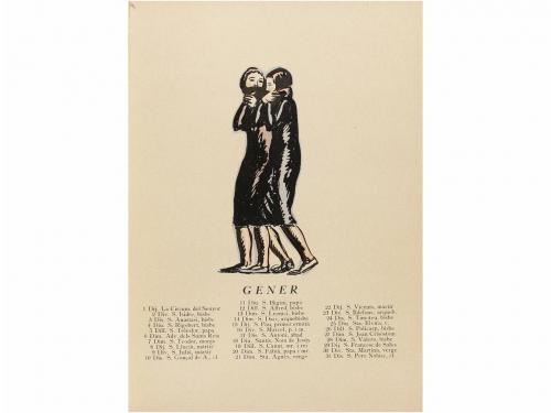 1925. LIBRO. (ALMANAQUE). ALMANAC DE LES ARTS. SABADELL 1925