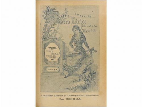 1897-1898. LIBRO. (MÚSICA). PEDRELL, FELIPE:. TEATRO LÍRICO 