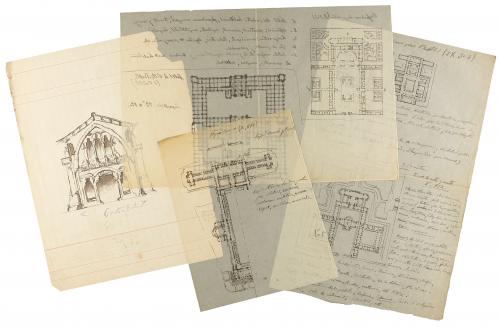 1890-1902 ca. ORIGINAL ARTÍSTICO. (ARQUITECTURA). BAYÓ I FON