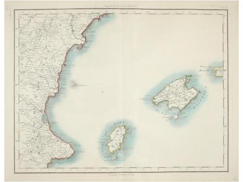 1798. MAPA. (ATLAS). TARDIEU, P. F.:. ESTAPGNE ET PORTUGAL. 